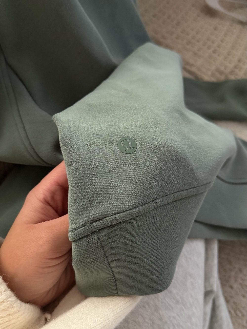 Womens Lululemon hoodie green